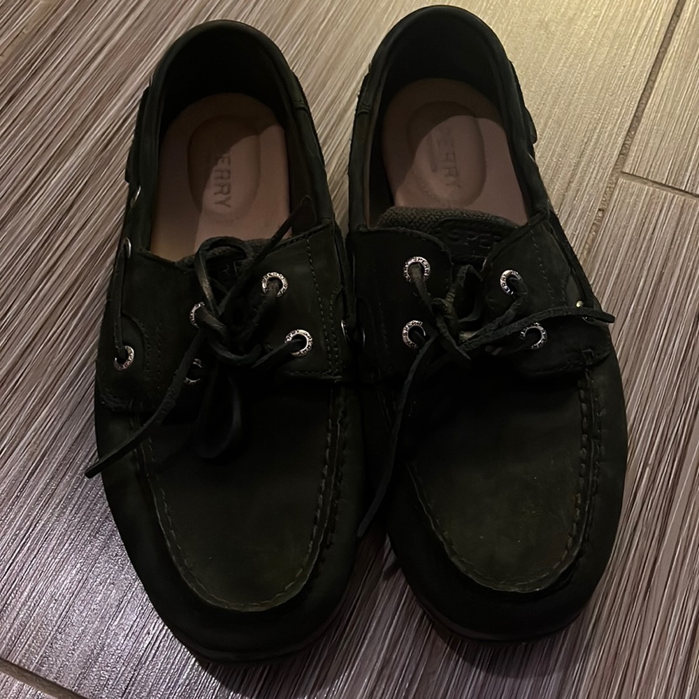 Black sperrys